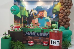 Decoração Minecraft - por Arena Kids Imbituba