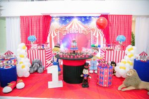 Decoração Tema Circo - por Arena Kids Imbituba